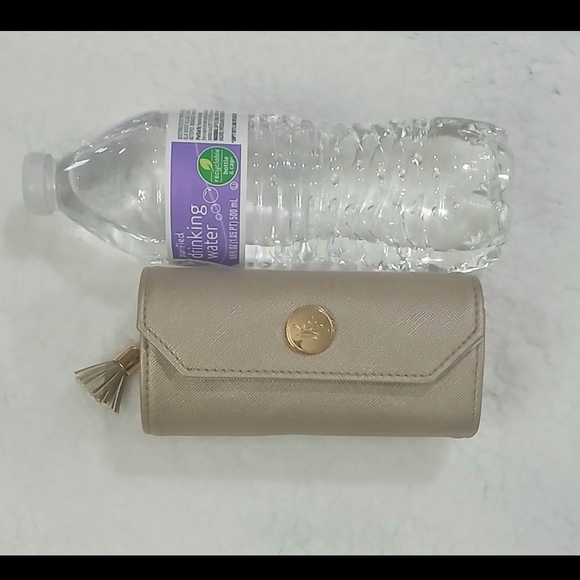 Palmer Travel Jewelry Roll, Organizer In Light Gold. NWOT. - Picture 2 of 10